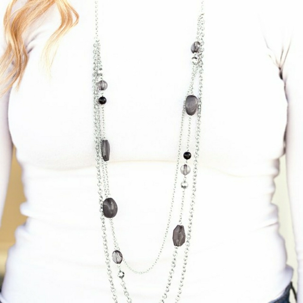 2 for $13  Silver necklace